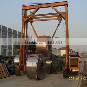 30T -40T Diesel Engine Mobile Container Crane Straddle Carrier Crane for Sale thumbnail-2