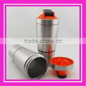 New Style Stainless Steel Protein Shaker Bottles From China thumbnail-1