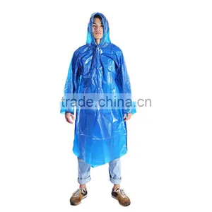 Outdoor Adult Waterproof Portable Climbing Hiking Thickened Disposable Raincoat Poncho Travel Kit thumbnail-1