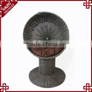 S&D Newest Excellent Quality Factory Price Happy Lives Rattan Pet House Wholesale thumbnail-1