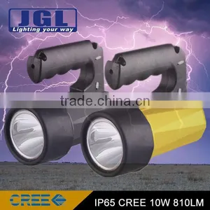 IP68 Waterproof Searchlight Rechargeable Diving Lantern Handheld Spotlight Cree Led 10W Torch thumbnail-1