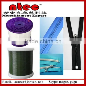 0.50mm and 0.68mm Polyester Monofilament Yarn for Zipper Teeth thumbnail-1