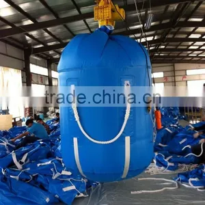 Spout Top Flat Bottom Polypropylene 1 Ton Bulk Bag PET Bag For PVC Material Storage With UV Resistant thumbnail-1