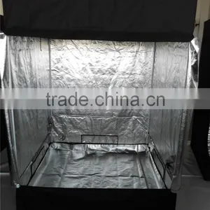 Factory Price Lightproof Mylar 600D Grow Box Grow Tent Hydroponics Complete Kit 4'*4' thumbnail-5