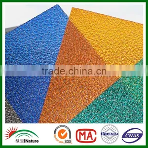 Polycarbonate Embossed Sheet for Decoration Board.Plastic Wall Panel Diamonad Sheet.Bathroom Board Polycarbonate Diamonad Sheet. thumbnail-1