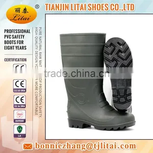 Industrial Anti-Static Safety Rain Boots Anti-Slip PVC Safety Boots thumbnail-1