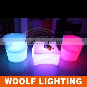 Restaurant Rechargeable LED Light Coffee Illuminated Seat thumbnail-1