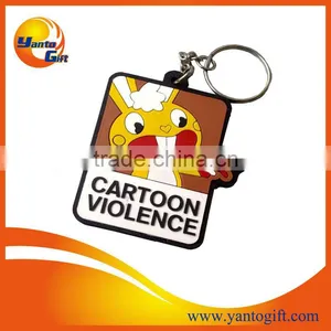 Cheap Branded Logo Keychain Pvc thumbnail-1