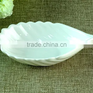 High Quality Cheap Restauraut White Decorative Porcelain Cake&Fruit DIshes Plate Set thumbnail-1