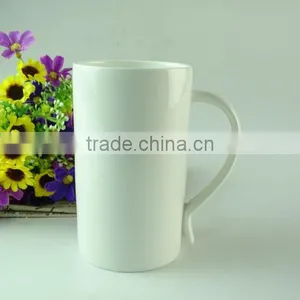 Stock Hot Sale Cheap White Ceramic Coffee Mug Creamics Tea Cup thumbnail-1