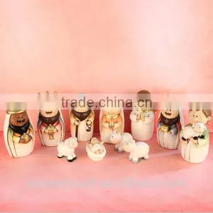 Custom Wholesale Resin Nativity Figurines Christmas Nativity Set thumbnail-1