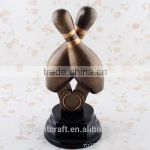 Wholesale Resin Bowling Trophy Bowling Award thumbnail-1