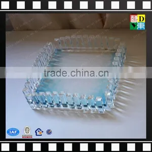 Custom Square Acrylic Strawberry Tray PMMA Plastic Crystal Tray High Quality Acrylic Serving Tray From China Manufacturer thumbnail-3