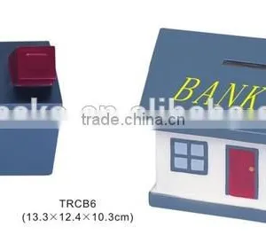 House Shape Plastic Coin Bank/money Bank thumbnail-1