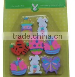 Promotional Lovely Cartoon Design 8pcs Die Cut Eraser Set thumbnail-1
