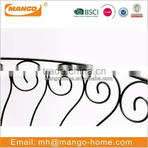 Metal Wire Two Layers Garden Flower Basket thumbnail-6
