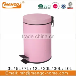Colorful Powder Coating Oval Steel Waste Bin thumbnail-3