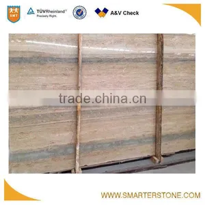 Factory Wholesale Paving Stone Blue Travertine thumbnail-2
