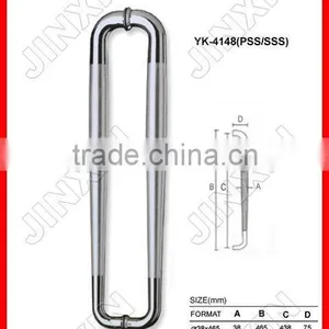 Guangzhou Wholesale Stainless Steel Door Handle for Glass Door thumbnail-3