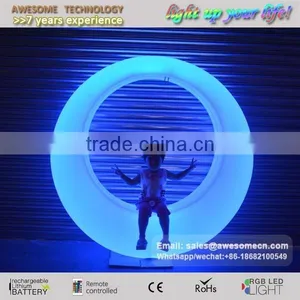 Outdoor Events Led Decorations Garden Round Illuminated Swing thumbnail-1