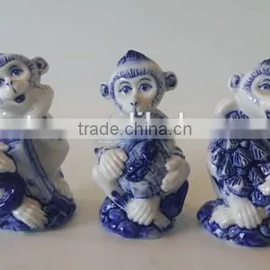 Ceramic Monkey Figurine for Decoration thumbnail-1