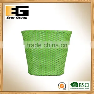 Circular Hand Woven Flowerpot / Storage Basket/Garden Plater thumbnail-5