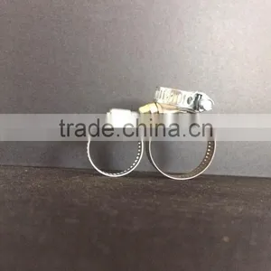12mm Strainless Steel Standard Germany Style Butterfly Hose Clamps Made in China thumbnail-1