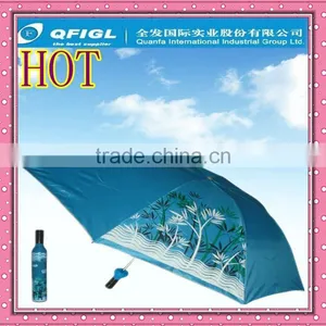Blue Color Doraemon Design Wine Bottle Umbrella thumbnail-1