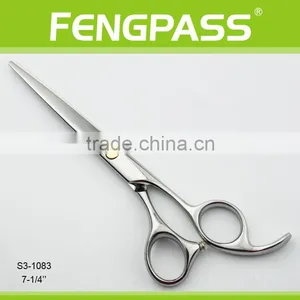 S3-1083 7-1/4" Inch 2CR13 Stainless Steel Blade With Stainless Steel Handle Fengpass Hardware Limited Barber Scissors thumbnail-1