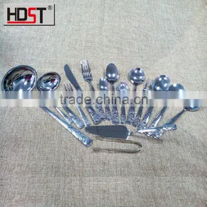 Fashion Black Leather Suitcase New Arrival 84pcs 18/8 Stainless Steel Cutlery Set Wholesale China thumbnail-3