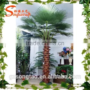 Gaungzhou Songtao Supplier Artificial Palm Tree Fake Plame Tree Fiberglass Artificial Palm Tree thumbnail-1