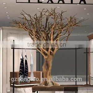 Plastic Artificial Tree Trunk Decorative Tree Stump Fiberglss Tree Without Leaves Manzanita Tree and Plants for Classroom thumbnail-6
