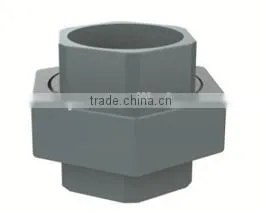 HIGH QUANLITY UNION OF PVC DIN STANDARD FITTINGS FOR WATER SUPPLY thumbnail-1