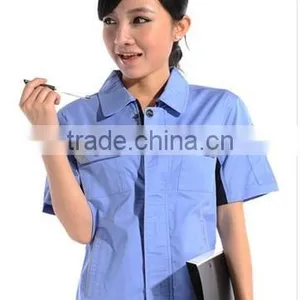 Poly Cotton Workwear Fabric for Lady OEM MANUFACTURER Made in China thumbnail-1