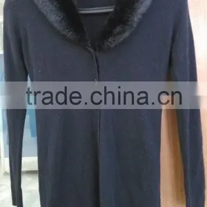 2014 Ladies Knitted Sweater,cardigan With Collar thumbnail-2