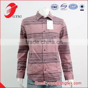 100% COTTON MEN LONG SLEEVE WOVEN CAUSUAL SHIRTS, TWIESTED YARN thumbnail-2