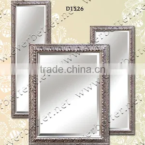 Wood Framed Home Decorative Vintage Hanging Wall Mirror thumbnail-1