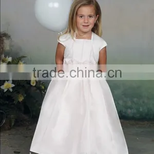 Light Pink Ball Gown Spaghetti Strap Kids Clothes and Dress thumbnail-1