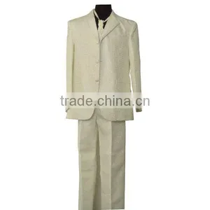 White Tuxedo Wedding Suit thumbnail-1
