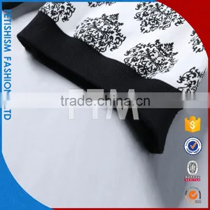 Wholesale Cotton Childrens Black and White Shirts thumbnail-2