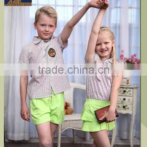 Custom Wholesale School Shorts Uniform Shirts Summer Fashion School Uniforms thumbnail-5