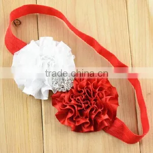 2016 Burst Satin Ribbon Floral With Children's Christmas Headdress 26-color Spot thumbnail-3