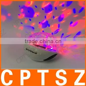 Colorful Stage Lights Effects Rotation Bluetooth Speaker, Card Speaker, thumbnail-1