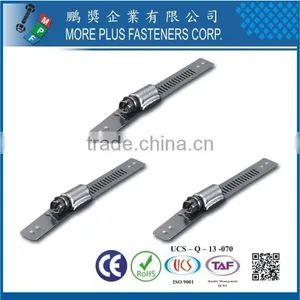 Made in Taiwan Stainless Steel High Pressure Hydraulic Hose Clamp Accessories Schlauchklemmen Hose Clamp thumbnail-1