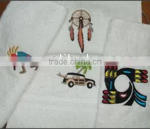 Indian Logos On Towels With Embroidery thumbnail-1