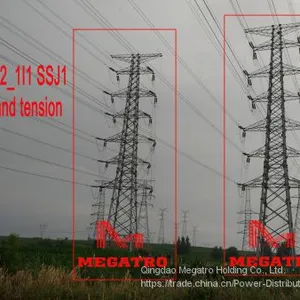MEGATRO 220KV 2_1I1 SSJ1 Multi Circuit Angle and Tension Transmission Tower thumbnail-5