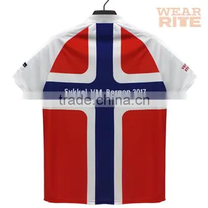 Stand up Collar Short Sleeve no Label Zipper T-Shirt Printing thumbnail-2