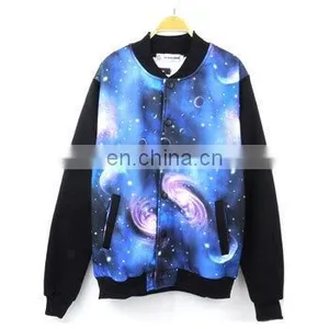 Wholesale Sublimated Modern Team Light Weight Ladies Baseball Jacket thumbnail-2
