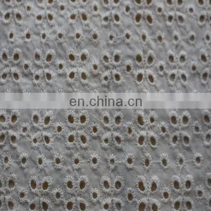 100% Cotton Embroidered Fabric With Competitive Price thumbnail-1