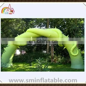 New Product Inflatable Green Vine Plant Arch Entrance, Inflatable Archway for Advertising /event Activity thumbnail-1